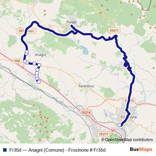 Fr35d bus Line Map