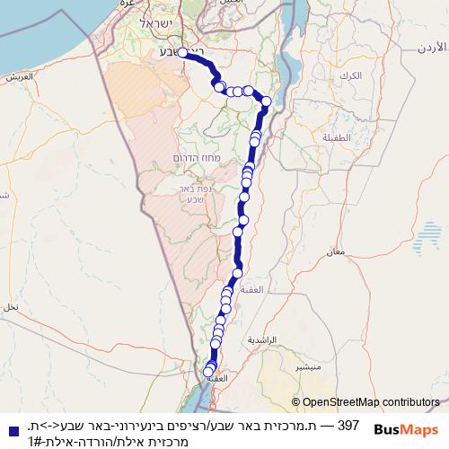 397 bus Line Map