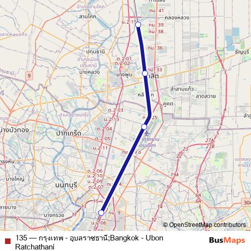 135 rail Line Map