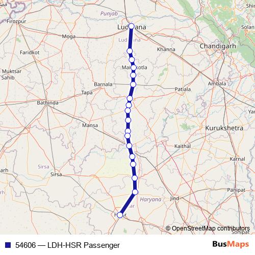 54606 rail Line Map