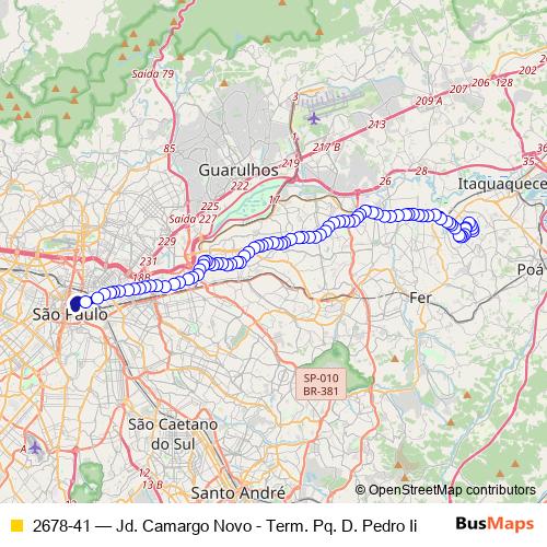 2678-41 bus Line Map