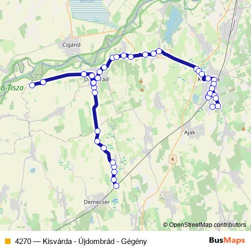 4270 bus Line Map