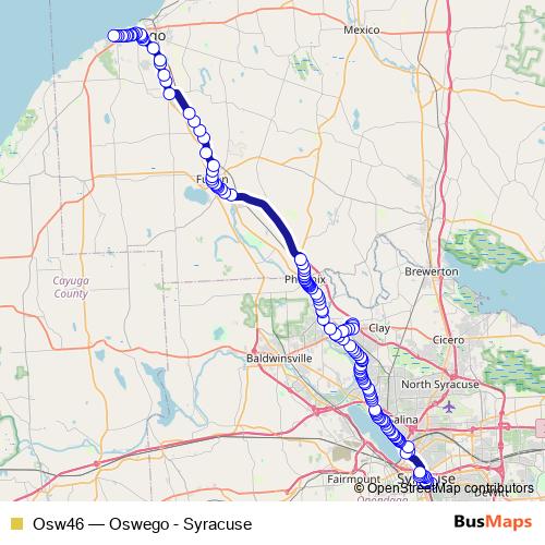 Osw46 bus Line Map