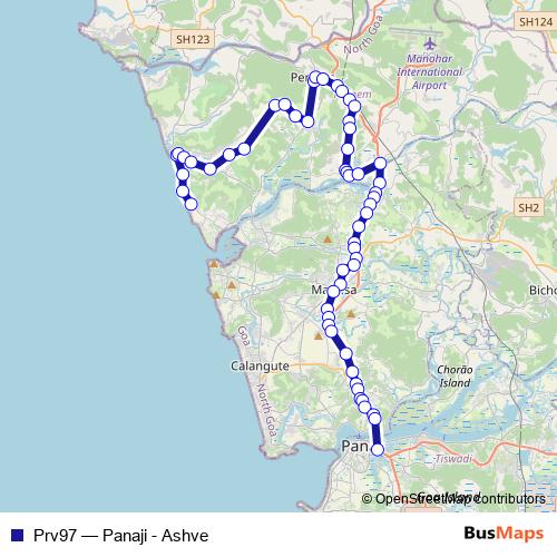 Prv97 bus Line Map