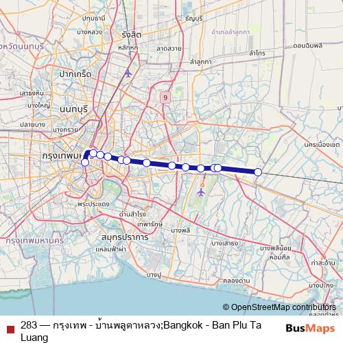 283 rail Line Map