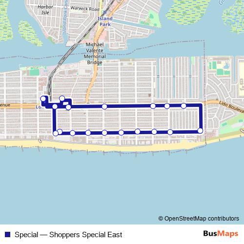 Special bus Line Map