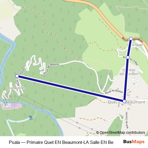 Psala bus Line Map