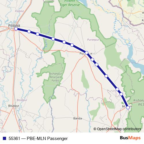 55361 rail Line Map