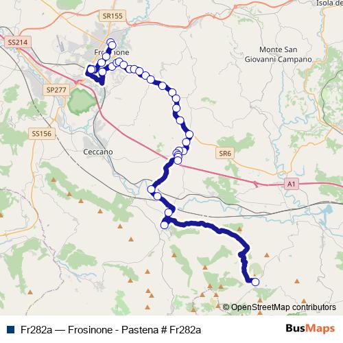 Fr282a bus Line Map