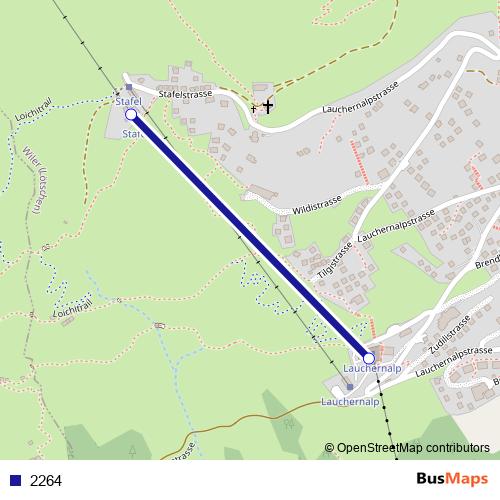 2264 cable-car Line Map