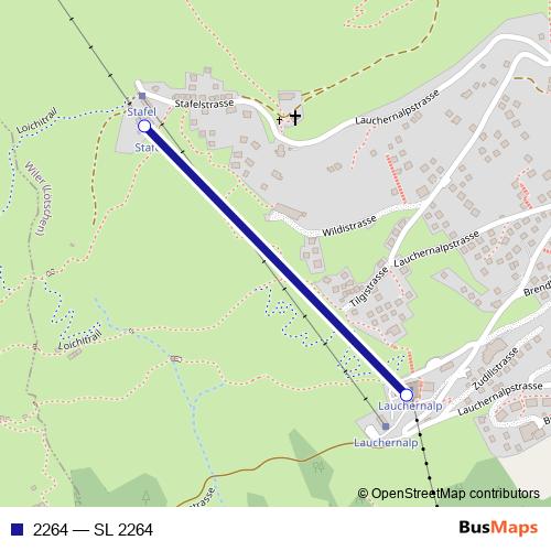 2264 cable-car Line Map