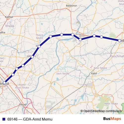 69146 rail Line Map