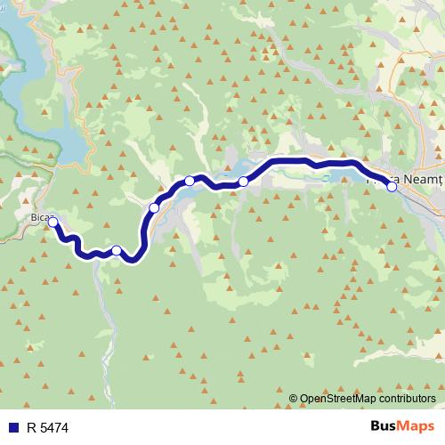 R 5474 rail Line Map