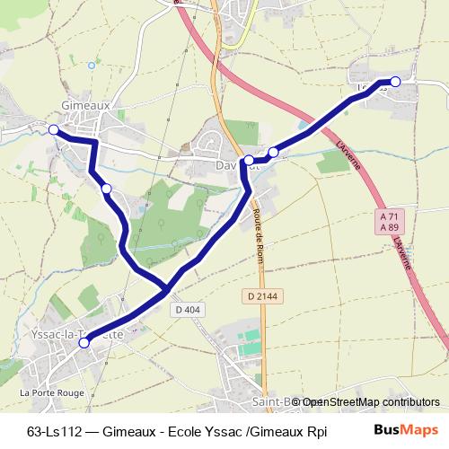 63-Ls112 bus Line Map