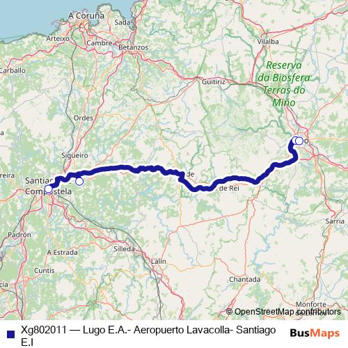 Xg802011 bus Line Map