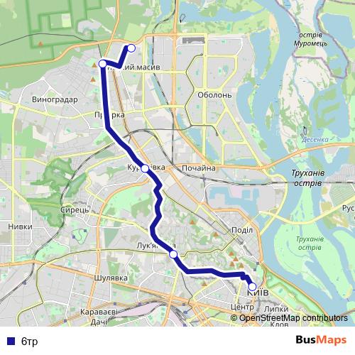 6тр bus Line Map