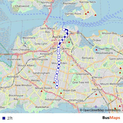 27t bus Line Map
