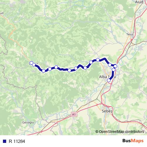 R 11284 rail Line Map