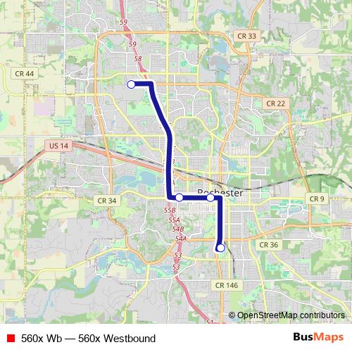 560x Wb bus Line Map