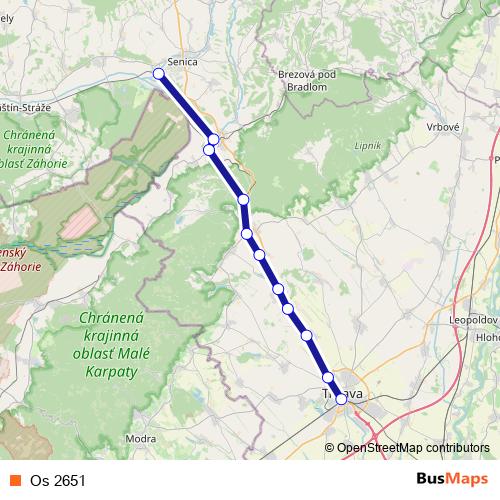 Os 2651 rail Line Map