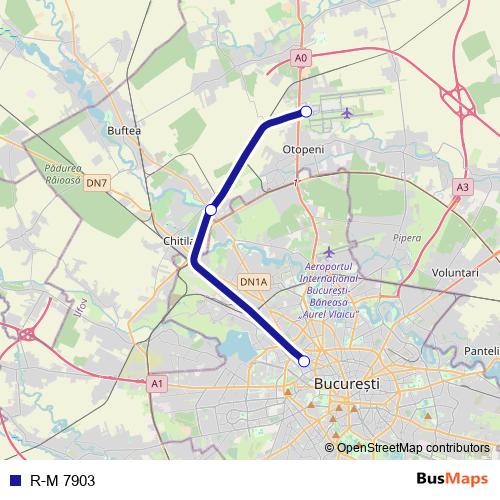 R-M 7903 rail Line Map