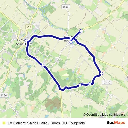 LA Caillere-Saint-Hilaire / Rives-DU-Fougerais bus Line Map