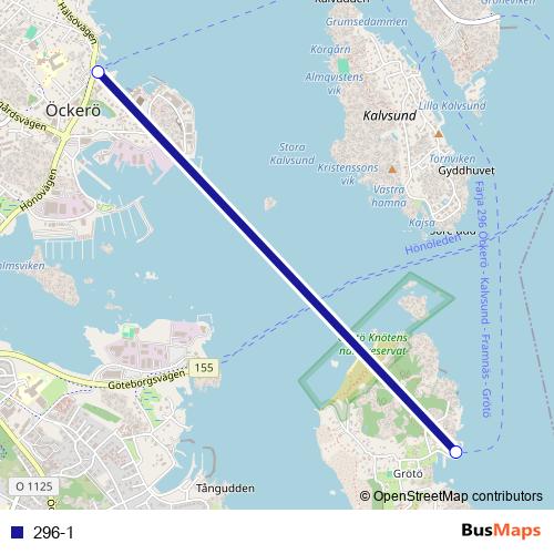 296-1 ferry Line Map
