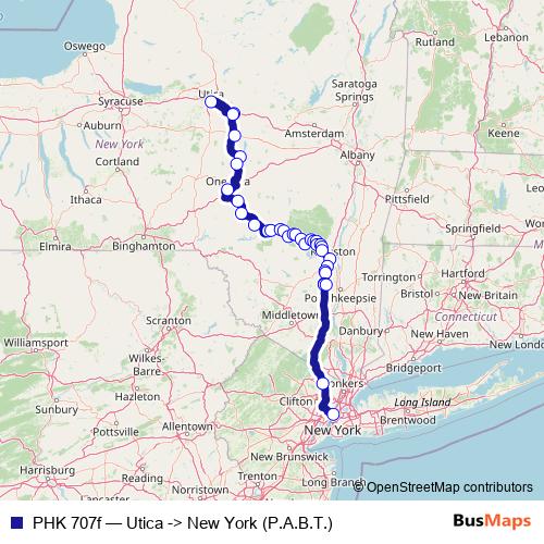 PHK 707f bus Line Map