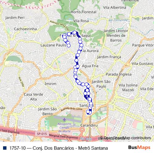 1757-10 bus Line Map
