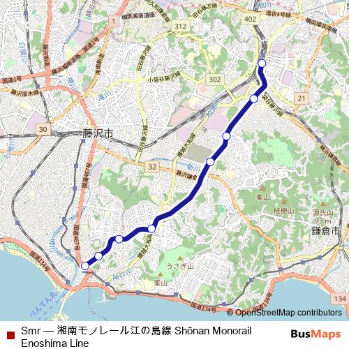 Smr monorail Line Map
