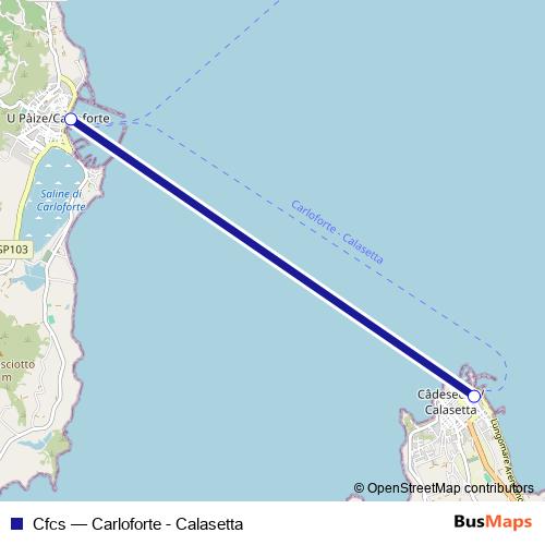 Cfcs ferry Line Map