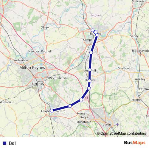 Bs1 bus Line Map