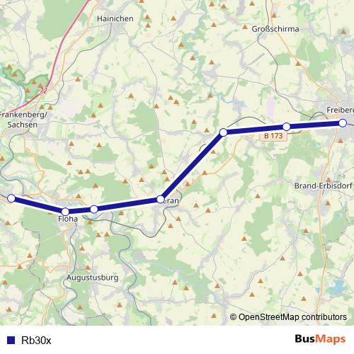 Rb30x bus Line Map