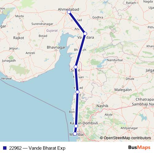 22962 rail Line Map