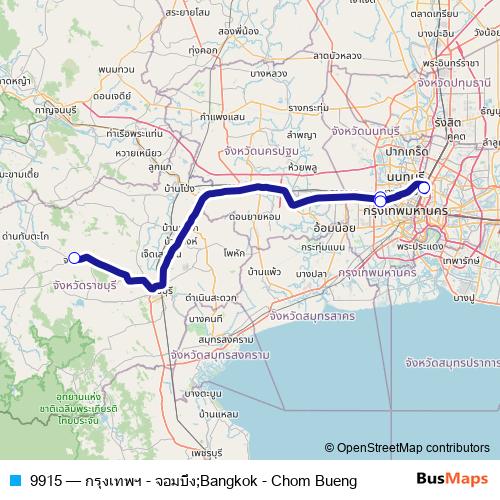 9915 bus Line Map
