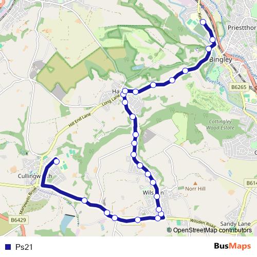 Ps21 bus Line Map
