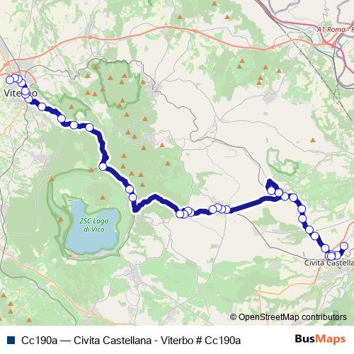 Cc190a bus Line Map