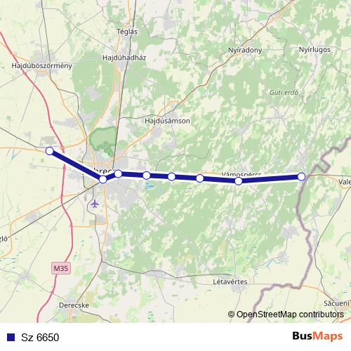 Sz 6650 rail Line Map