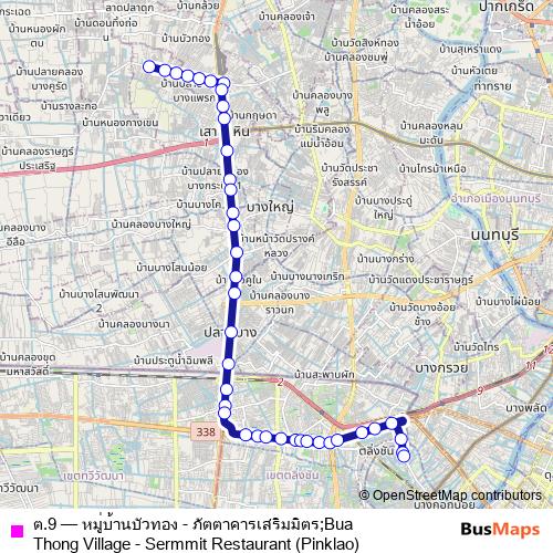 ต.9 bus Line Map