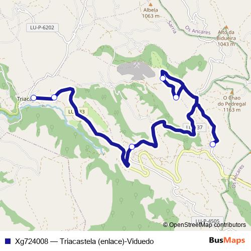 Xg724008 bus Line Map