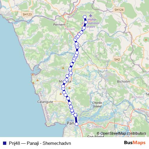 Pnj48 bus Line Map