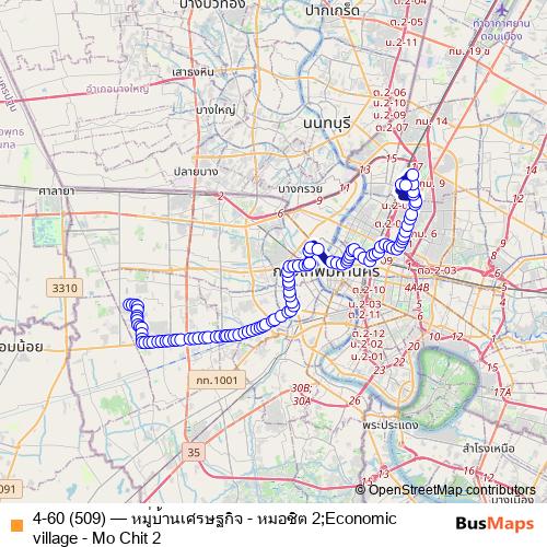4-60 (509) bus Line Map