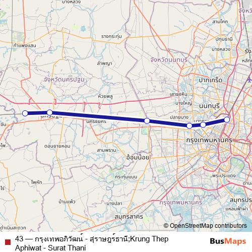 43 rail Line Map