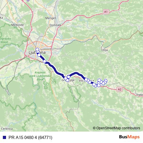 PR A15 0480 4 (64771) bus Line Map