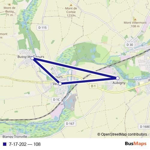 7-17-202 bus Line Map