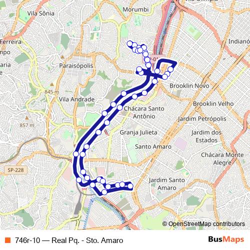 746r-10 bus Line Map