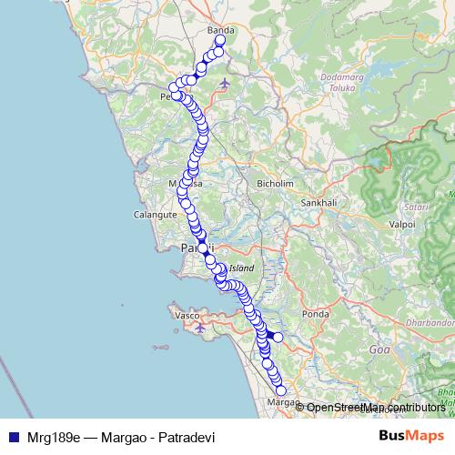Mrg189e bus Line Map