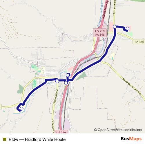 Bfdw bus Line Map