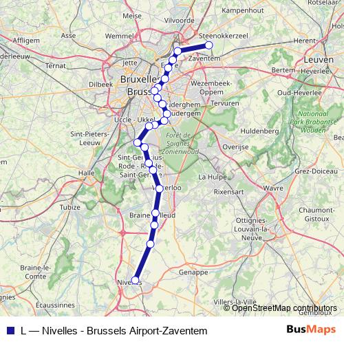 L rail Line Map