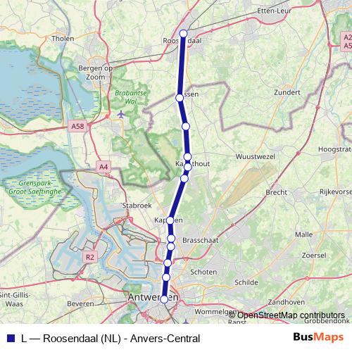 L rail Line Map